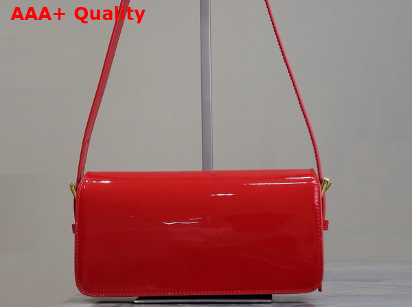 Dior Miss Dior Flap Bag Red Patent Calfskin Replica