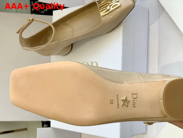 Dior Miss Dior Pump in Nude Patent Calfskin Replica