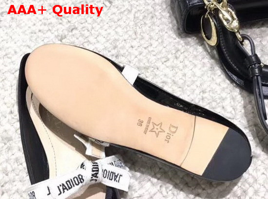 Dior Miss J Adior Patent Leather Ballet Pump Replica