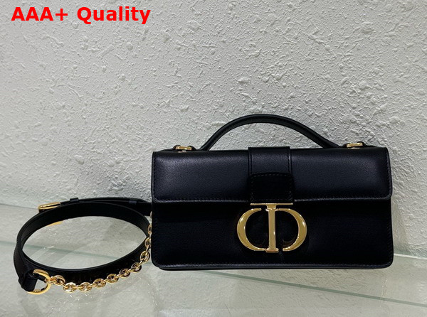 Dior Miss Montaigne Mini Bag in Black Smooth Calfskin Replica