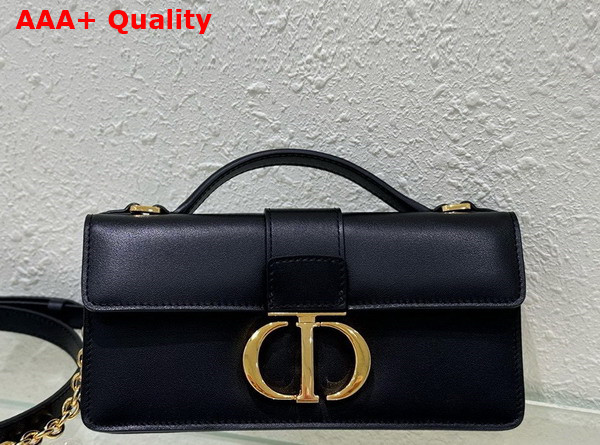 Dior Miss Montaigne Mini Bag in Black Smooth Calfskin Replica