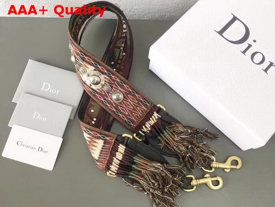 Dior Multi Coloured Canvas Strap Replica