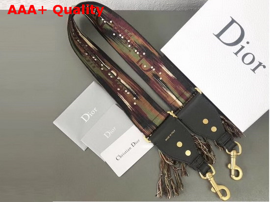 Dior Multi Coloured Canvas Strap Replica