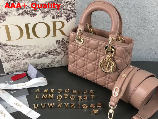 Dior My ABCDior Bag in Blushed Powder Cannage Lambskin Replica