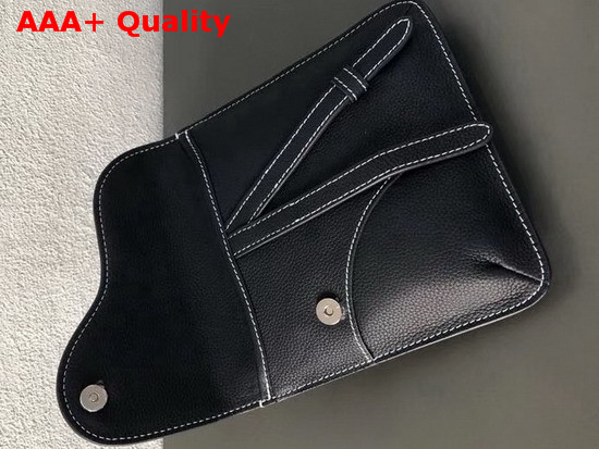 Dior Navy Blue Calfskin Messenger Bag Replica