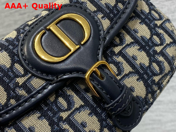 Dior New Dior Bobby Mini Bag in Blue Dior Oblique Jacquard Replica