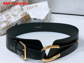 Dior Nolita Belt in Black Smooth Calfskin Replica