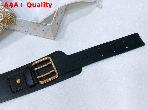 Dior Nolita Belt in Black Smooth Calfskin Replica