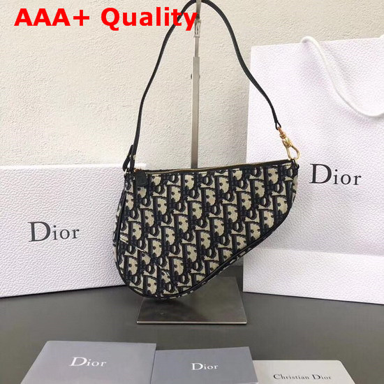 Dior Oblique Canvas Saddle Bag Replica