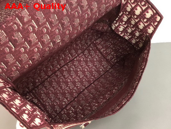 Dior Oblique Diorcamp Messenger Bag in Burgundy Replica