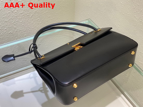 Dior Parisienne Bag Black Smooth Calfskin Replica