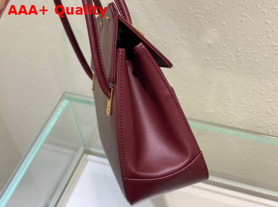 Dior Parisienne Bag Brick Red Smooth Calfskin Replica