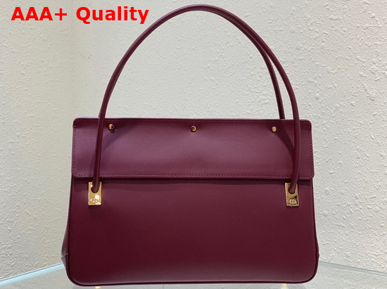 Dior Parisienne Bag Brick Red Smooth Calfskin Replica