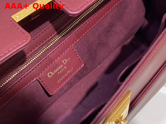 Dior Parisienne Bag Brick Red Smooth Calfskin Replica