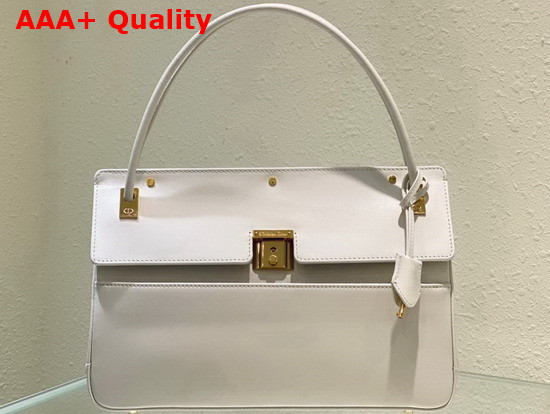 Dior Parisienne Bag Latte Smooth Calfskin Replica