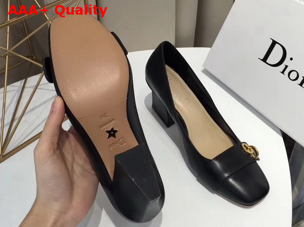 Dior Pump in Black Calfskin Replica