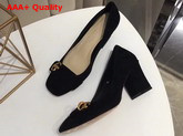 Dior Pump in Black Suede Calfskin Replica