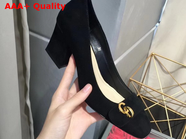 Dior Pump in Black Suede Calfskin Replica