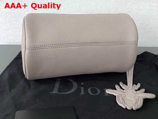 Dior Roller Pouch in Beige Grained Calfskin Replica