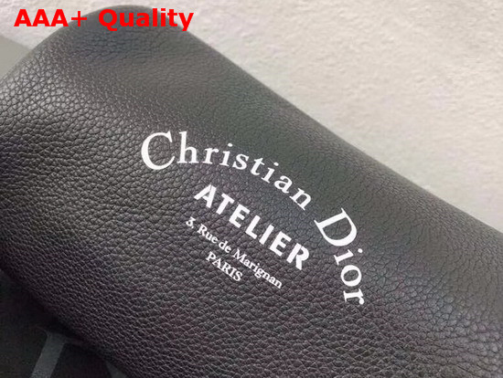 Dior Roller Pouch in Black Grained Calfskin Replica