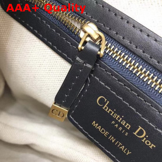 Dior Saddle Bag in Blue Dior Oblique Jacquard Canvas Replica