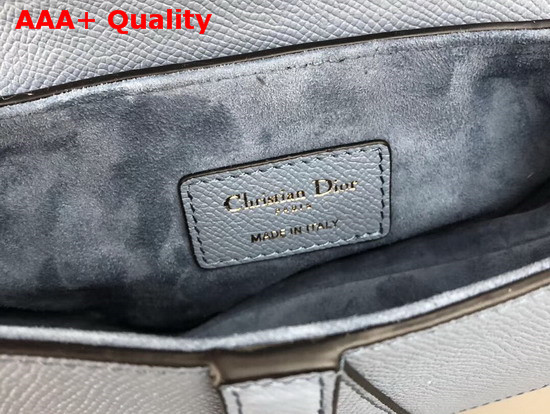 Dior Saddle Bag in Sky Blue Embossed Grained Calfskin Replica