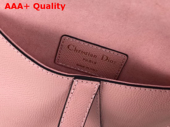 Dior Saddle Belt Bag in Pink Embossed Grained Calfskin Replica