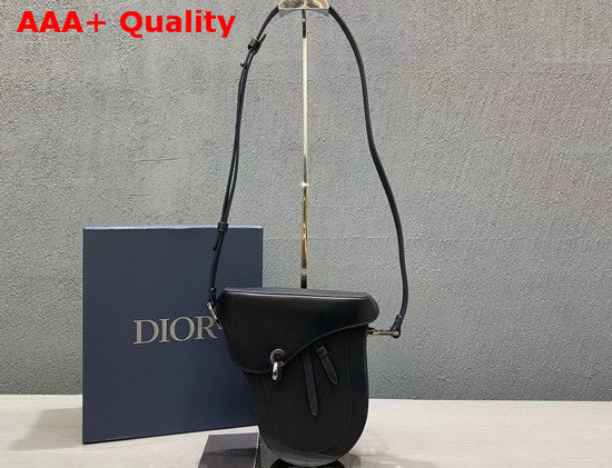 Dior Saddle Boxy Messenger Bag Navy Blue Smooth Calfskin Replica