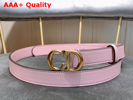 Dior Saddle Calfskin Belt in Pink Replica