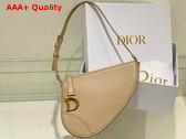 Dior Saddle Shoulder Pouch Biscuit Goatskin Replica