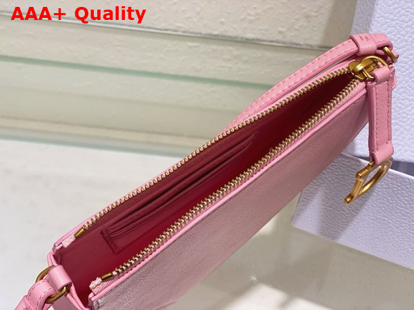 Dior Saddle Shoulder Pouch Melocoton Pink Goatskin Replica