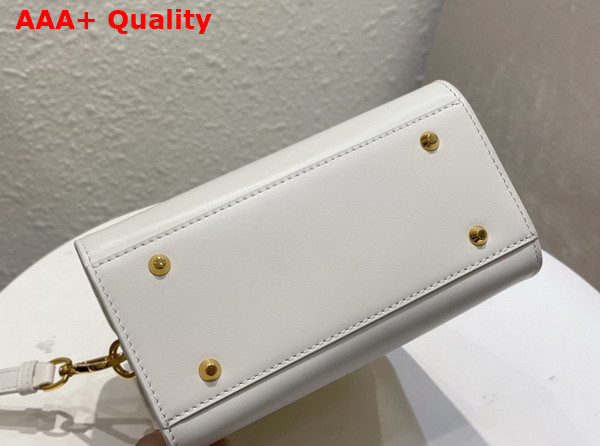 Dior Small Boston Bag in Latte Box Calfskin Replica