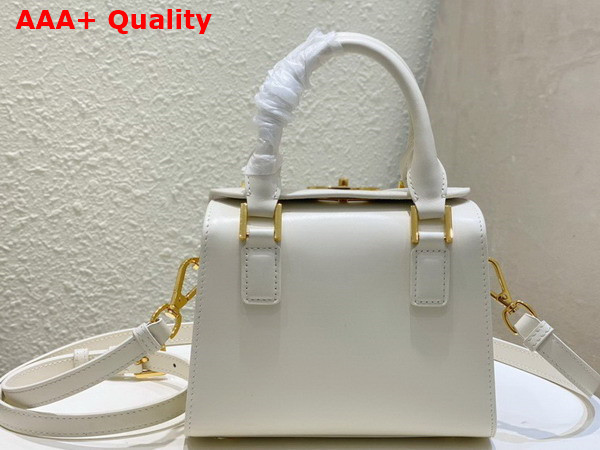 Dior Small Boston Bag in Latte Box Calfskin Replica