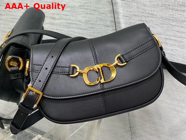 Dior Small CD Besace Bag Black Calfskin Replica