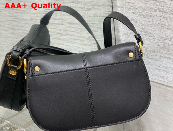 Dior Small CD Besace Bag Black Calfskin Replica