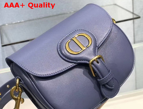 Dior Small Dior Bobby Bag Denim Blue Box Calfskin Replica