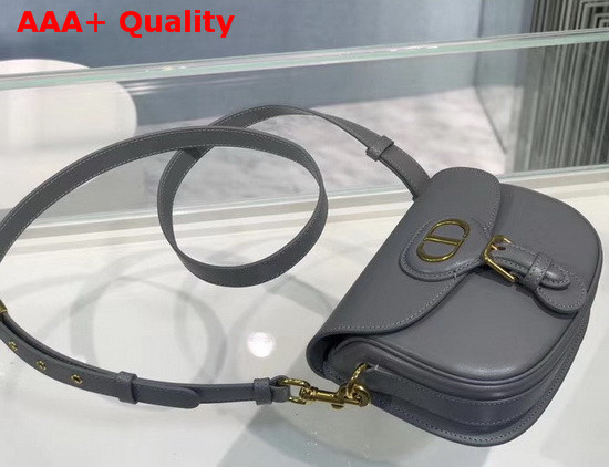 Dior Small Dior Bobby Bag Gray Box Calfskin Replica