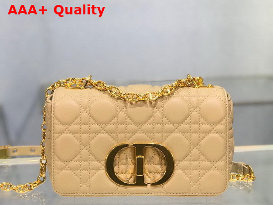 Dior Small Dior Caro Bag Beige Soft Cannage Calfskin Replica