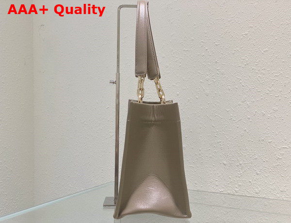 Dior Small Dior Essential Tote Bag Hazelnut Archicannage Calfskin Replica