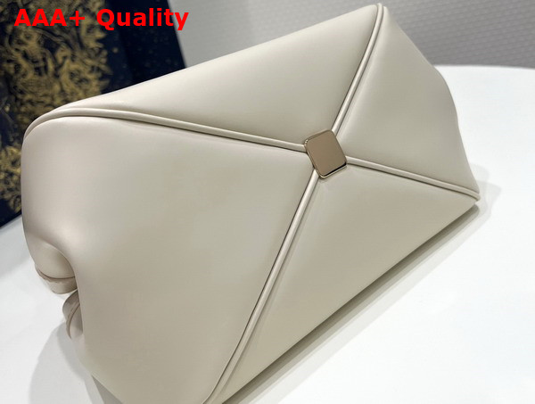 Dior Small Dior Key Bag Dusty Ivory Box Calfskin Replica