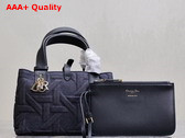 Dior Small Dior Toujours Bag in Blue Graphic Cannage Denim Replica