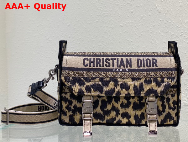 Dior Small Diorcamp Bag Beige Multicolor Mizza Embroidery Replica