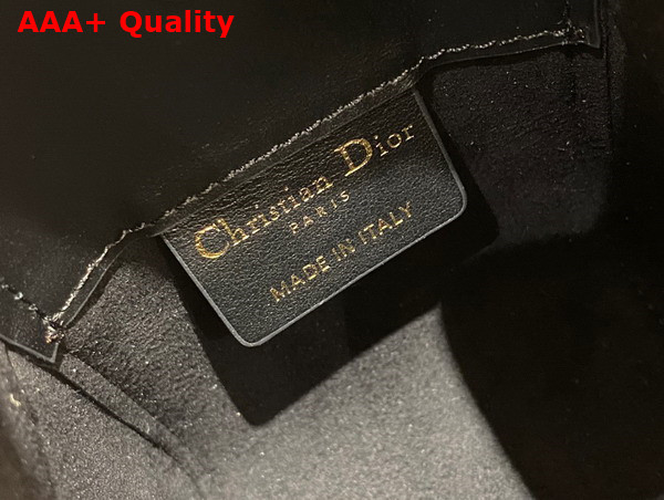 Dior Small Diorcamp Bag Black and White Smooth Calfskin Replica