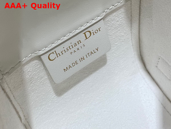 Dior Small Diorcamp Bag White and Blue Smooth Calfskin Replica