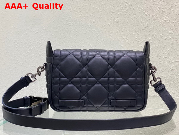 Dior Small Diorcamp Bag in Black Cannage Calfskin Replica