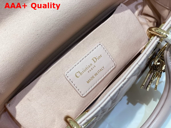 Dior Small Lady D Joy Bag Powder Pink Cannage Lambskin Replica