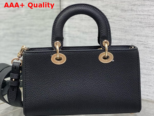 Dior Small Lady D Sire My Abcdior Bag Black Bull Leather Replica