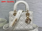 Dior Small Lady Dior My ABCdior Bag in Latte Cannage Lambskin Replica