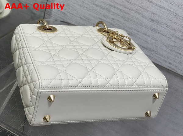 Dior Small Lady Dior My ABCdior Bag in Latte Cannage Lambskin Replica