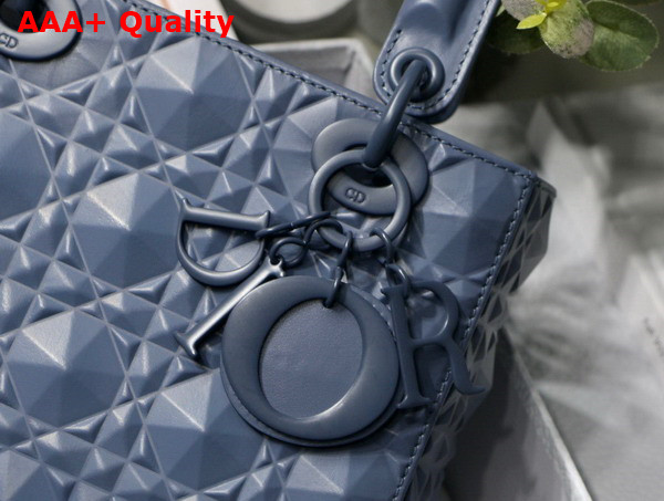 Dior Small Lady Dior My Abcdior Bag Denim Cannage Calfskin with Diamond Motif Replica